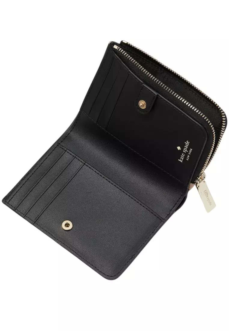 【ケイトス2】 Buy Kate Spade Madison Colorblock Small L Zip Wallet - Toasted
