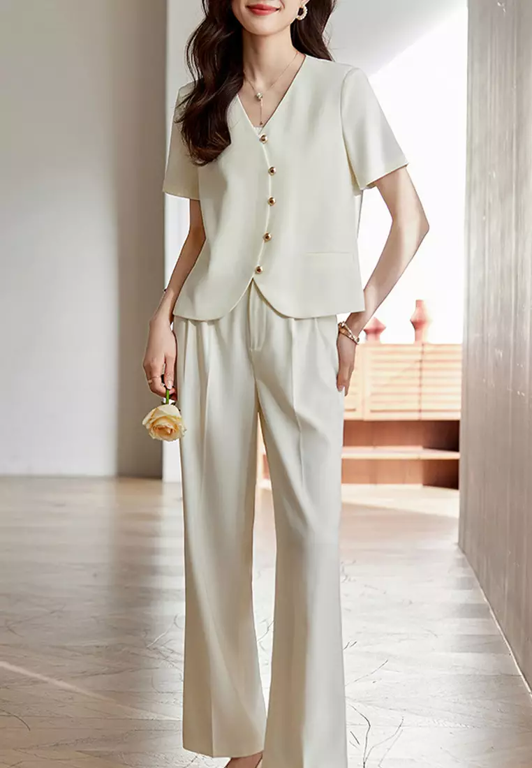 Comfortable Short Sleeve Suit Jacket YGH-EG1303