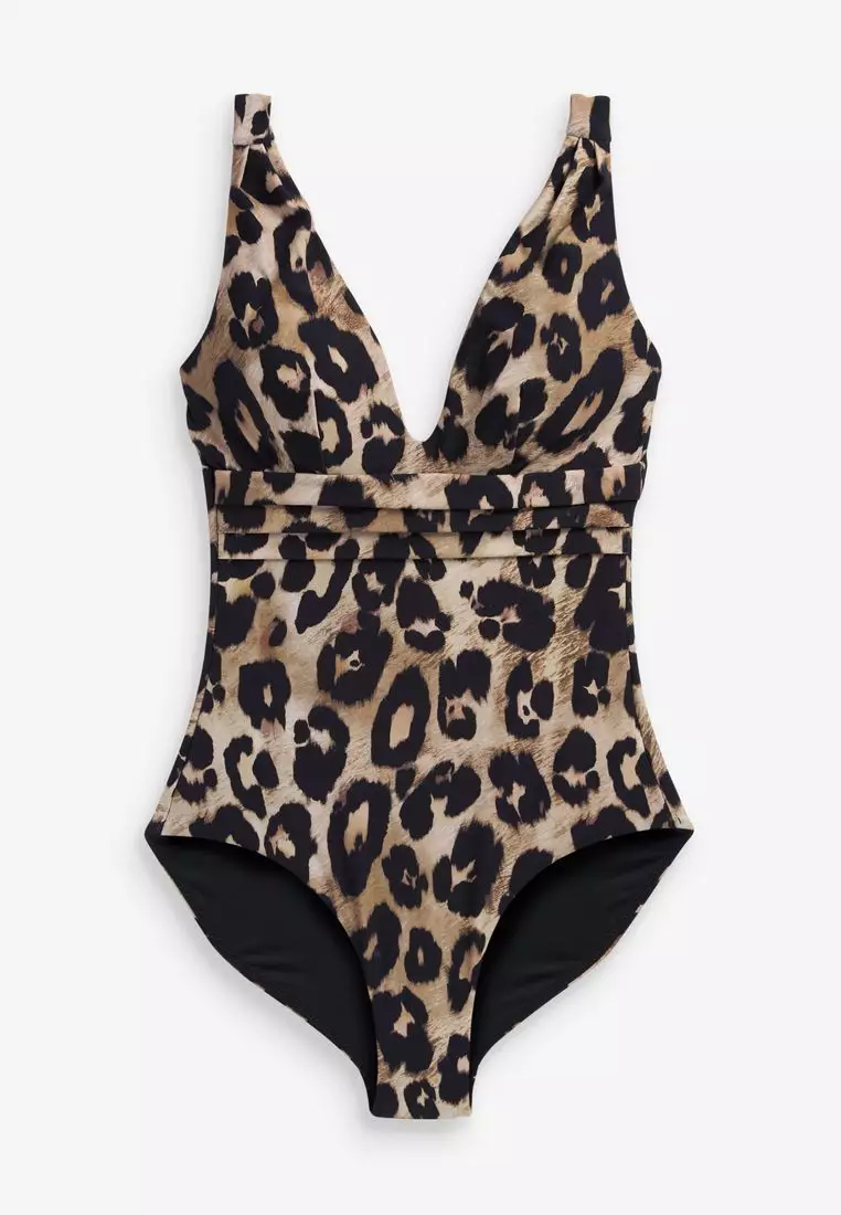 Buy NEXT Myleene Klass Tummy Control Plunge Swimsuit 2024 Online ZALORA