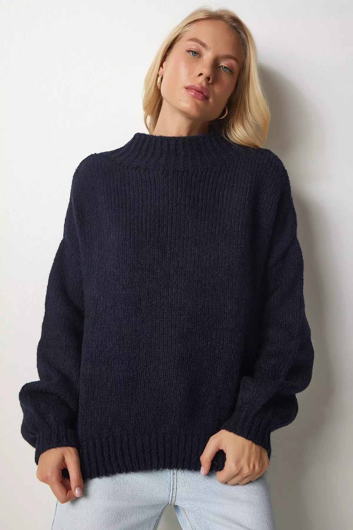 Plain clearance knit sweater