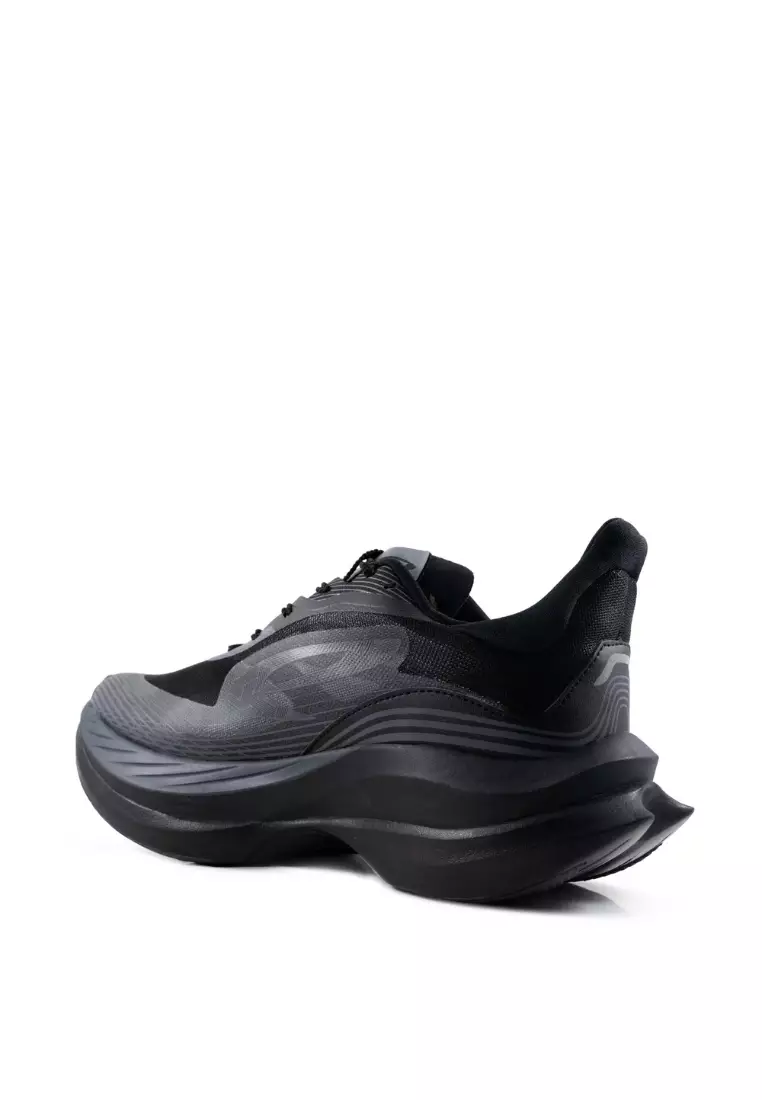 910 Nineten Haze Pro Sepatu Lari - Hitam/Abu-abu