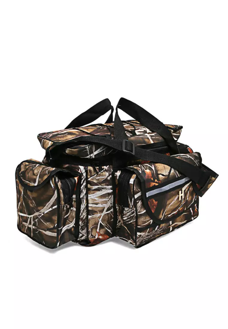Frans Tas Perlengkapan Memancing Unisex Portable Fishing Bucket 50CM Material Nylon ORIGINAL - Camouflage