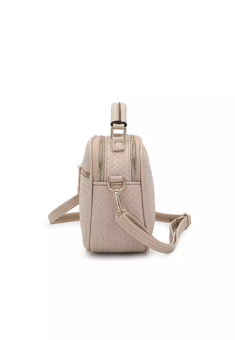 Women's Top Handle Bag / Sling Bag / Crossbody Bag / Shoulder Bag (Tas Tangan Wanita / Tas Selempang Wanita / Tas Bahu Wanita) - Cokelat
