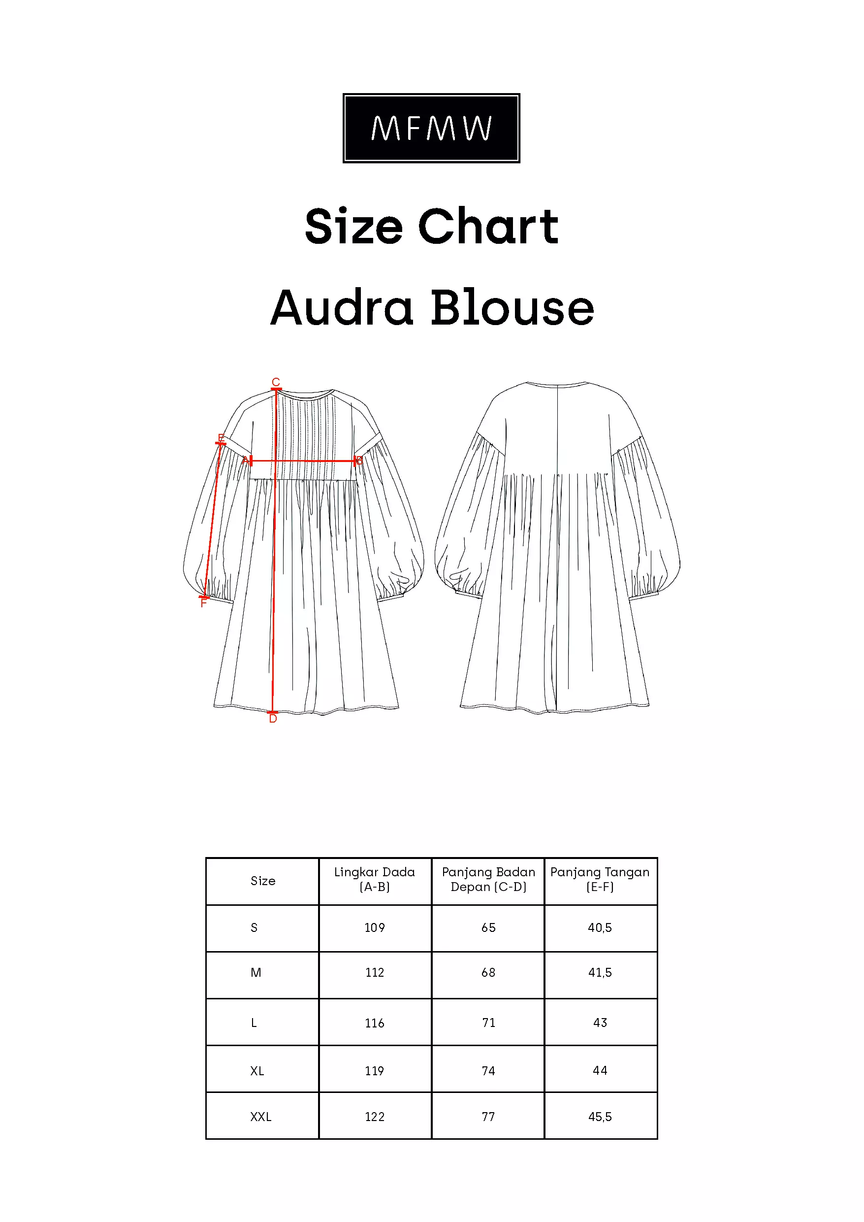 MFMW Audra Atasan Blouse Kuning Motif Kotak