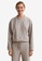 H&M grey and beige Ribbed Sweater 8349DAAD87A3FDGS_1
