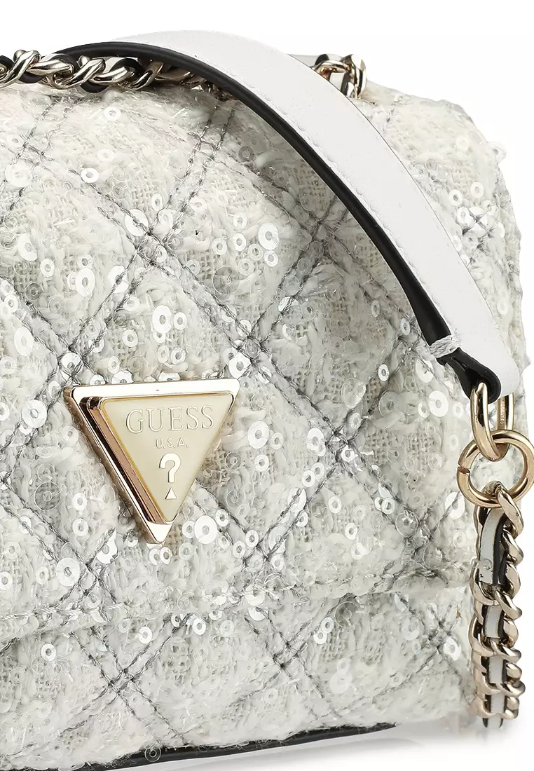 Guess silver handbags shop