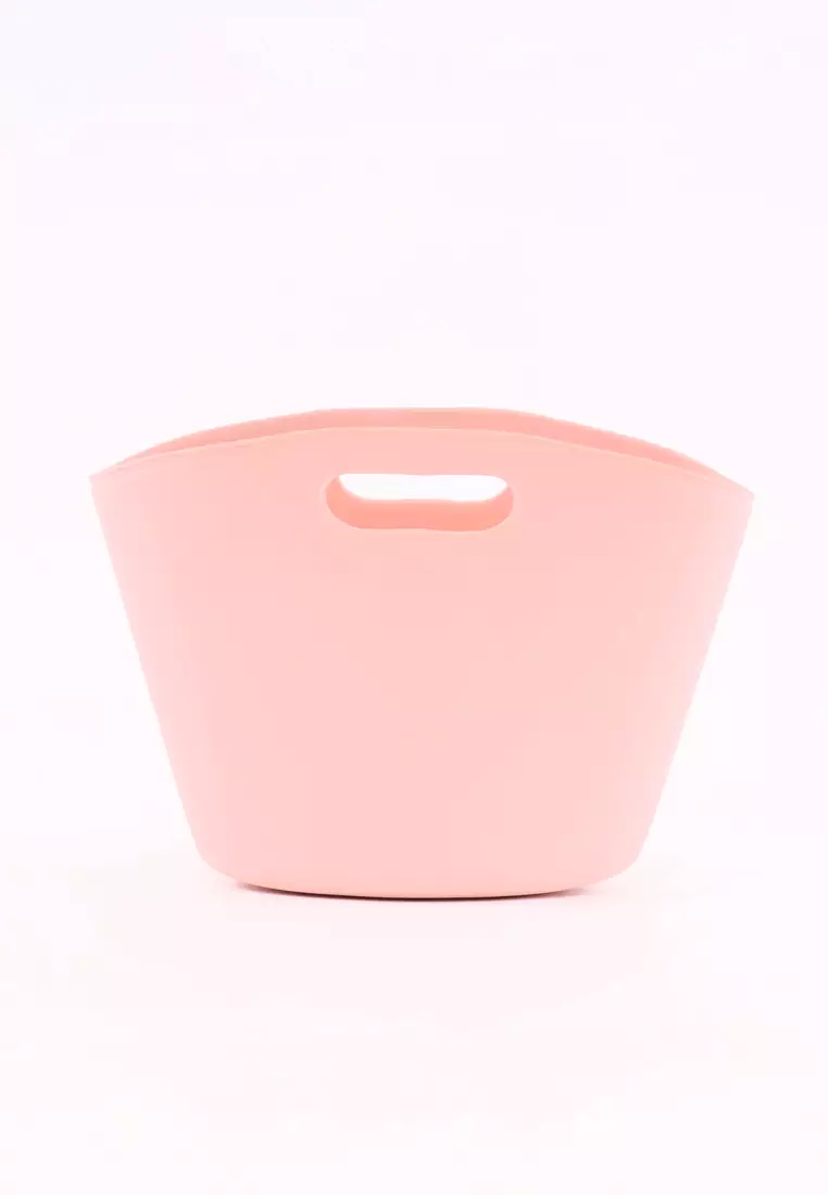 Small Wet Bucket Bag, Tas Pantai Tahan Air - Pink Pearl