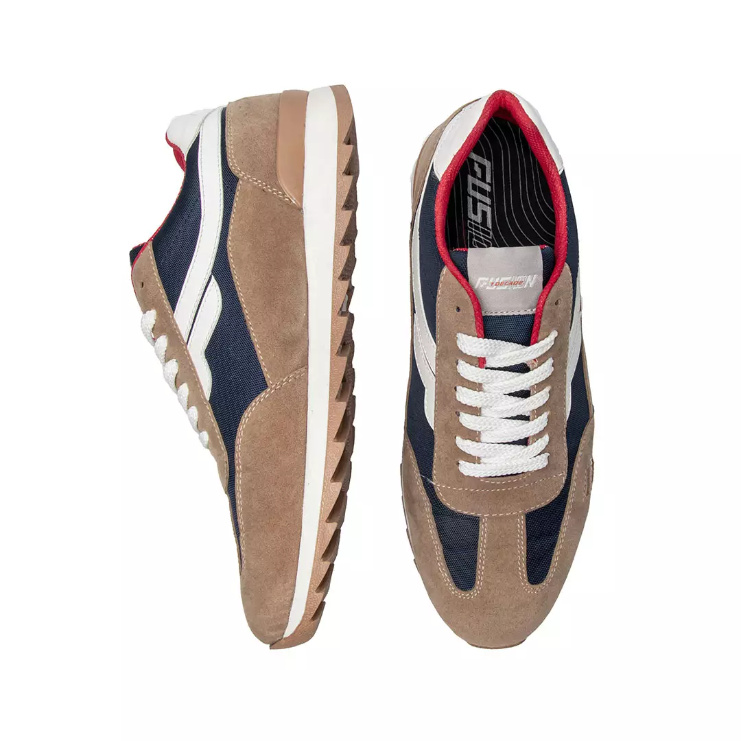 Footstep Footwear Sepatu pria Sneakers Fusion 1 Decade Navy Original Shoes