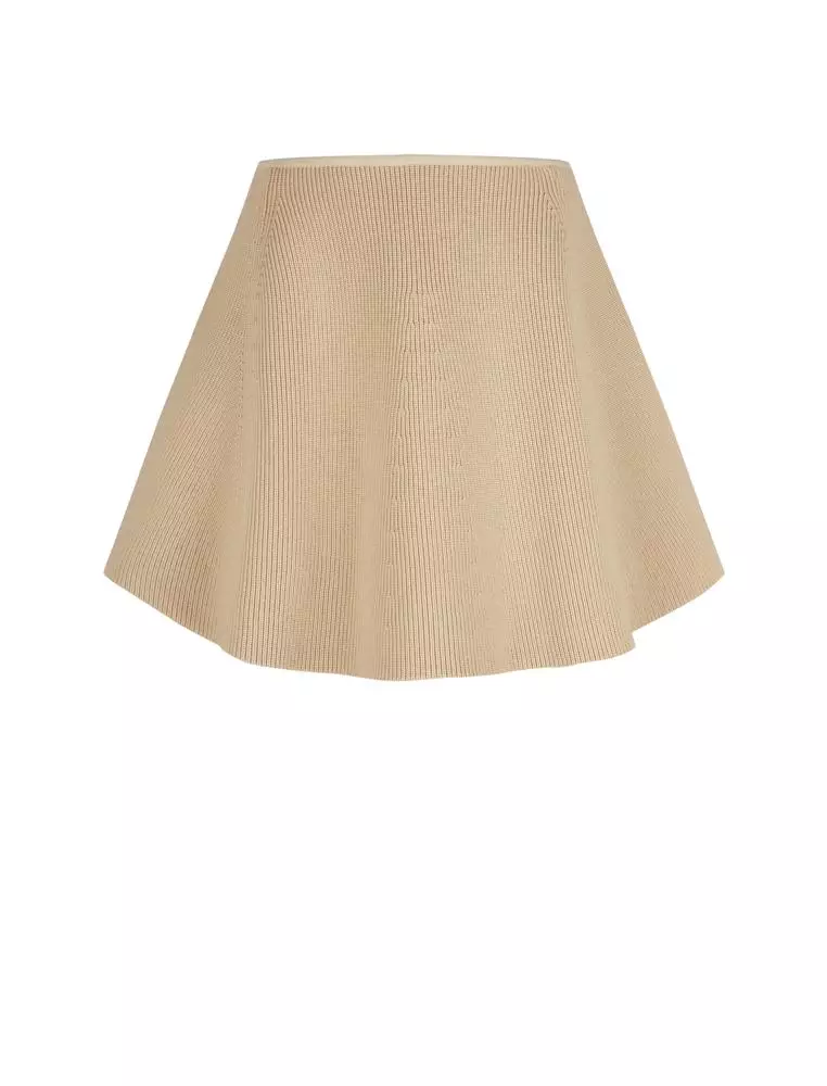 A-Line Short Waist Skirt