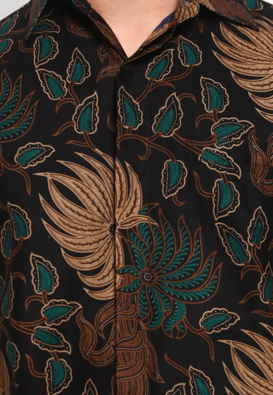 Candra Kemeja Batik Pria Premium Slimfit Modern Lengan Panjang