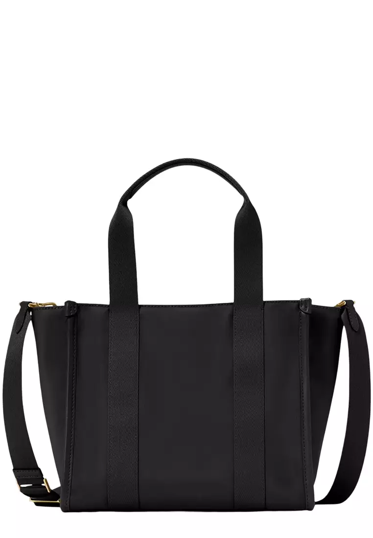 Kip Nylon Small Tote Bag - Black KL926