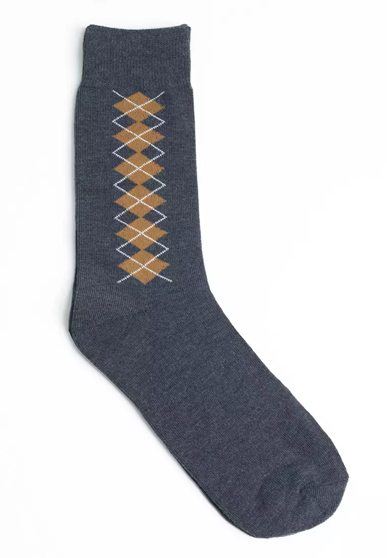 Socks kaos kaki formal panjang pria kerja Formal Socks kotak BB