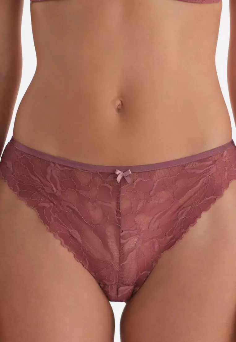Buy DAGİ Dusty Rose Minimizer Bra, Floral Printed, Non-Padded, Underwire,  Underwear for Women Online