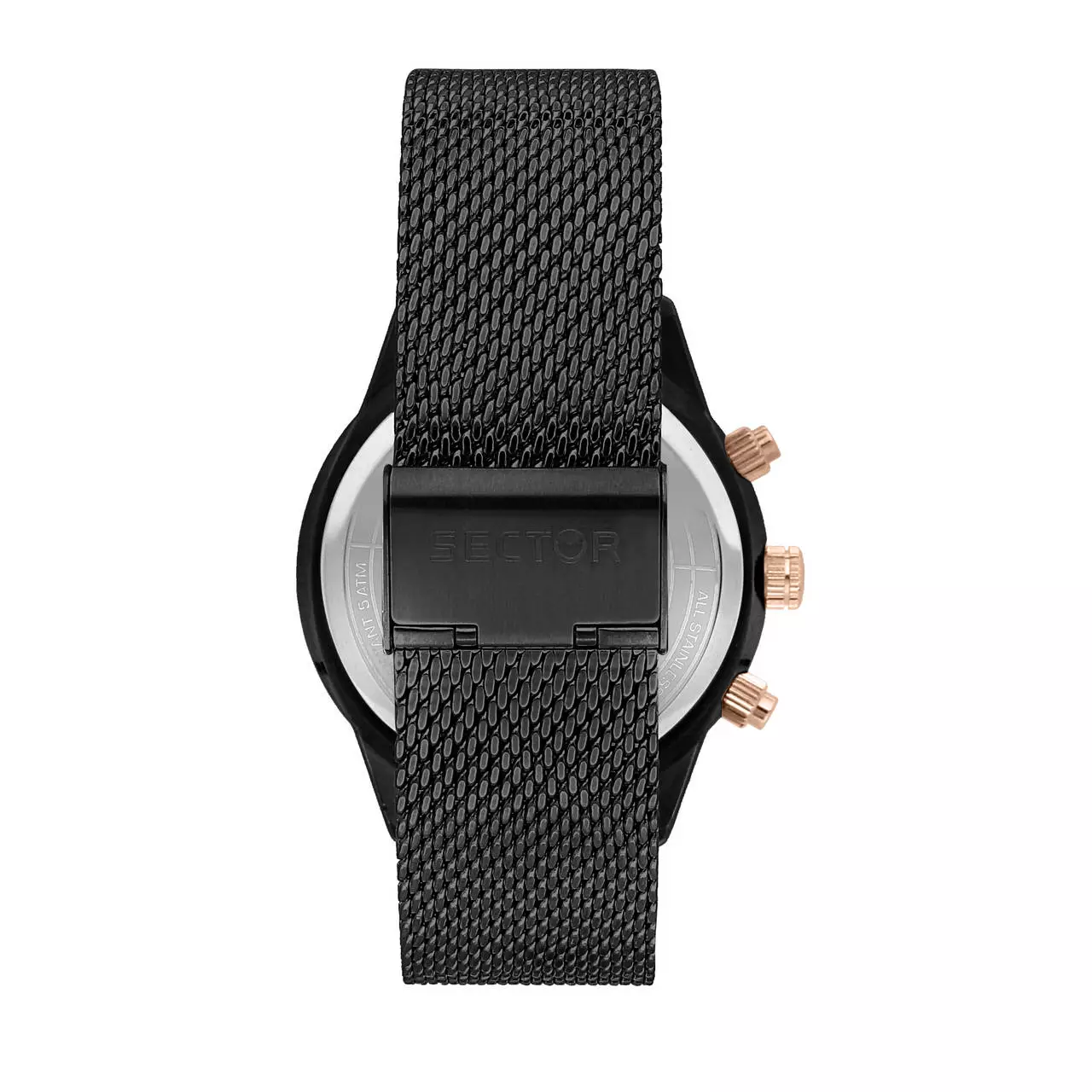 [3 Years Warranty] Sector 670 Black Metal Band Men's Watch R3253540002