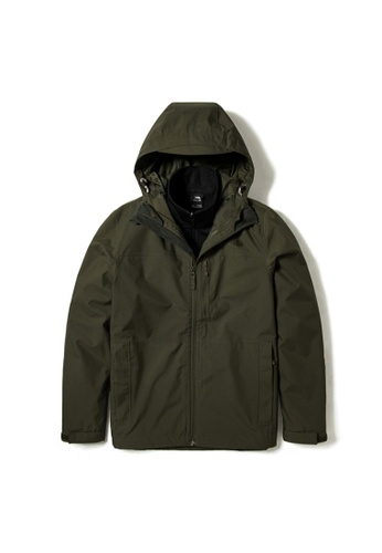 Buy The North Face The North Face Men S Keeru Triclimate Jacket New Taupe Green Tnf Black Online Zalora Malaysia