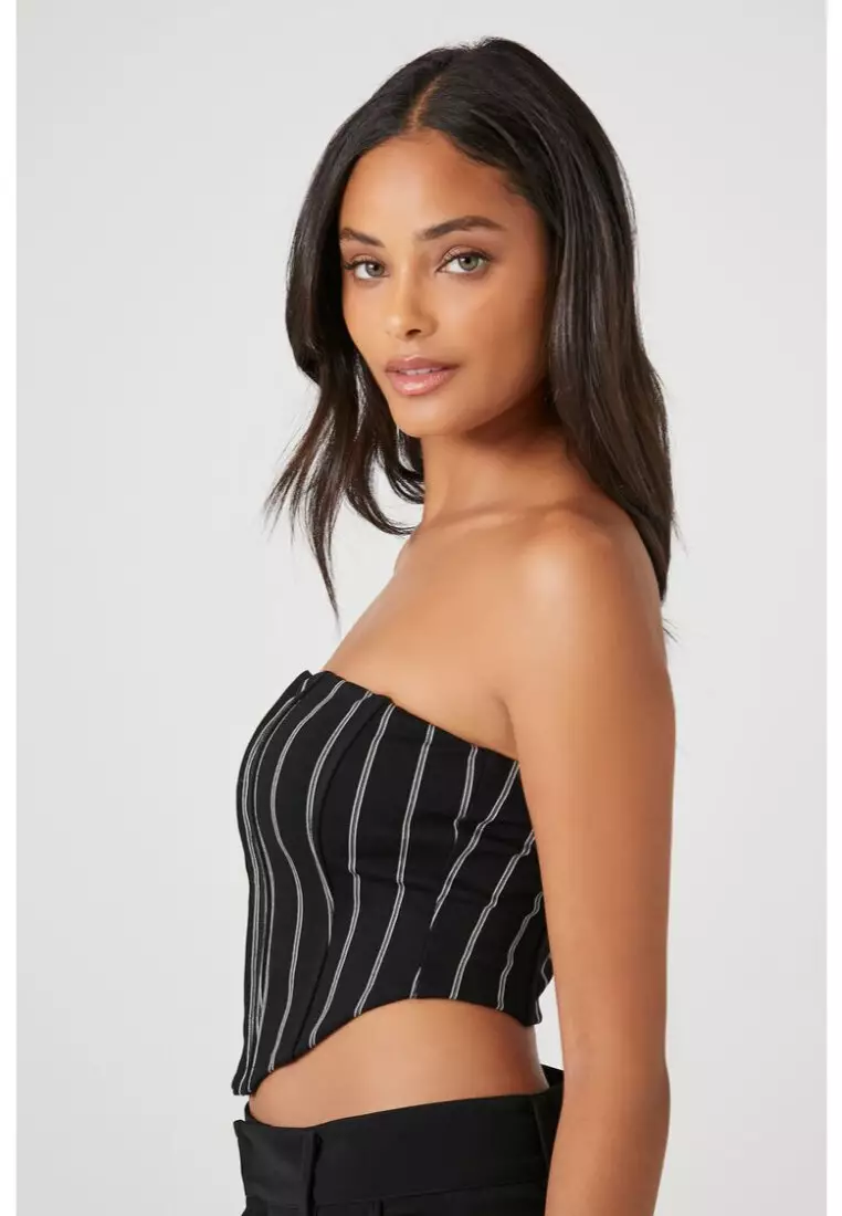 Strapless bustier top forever 21 2025