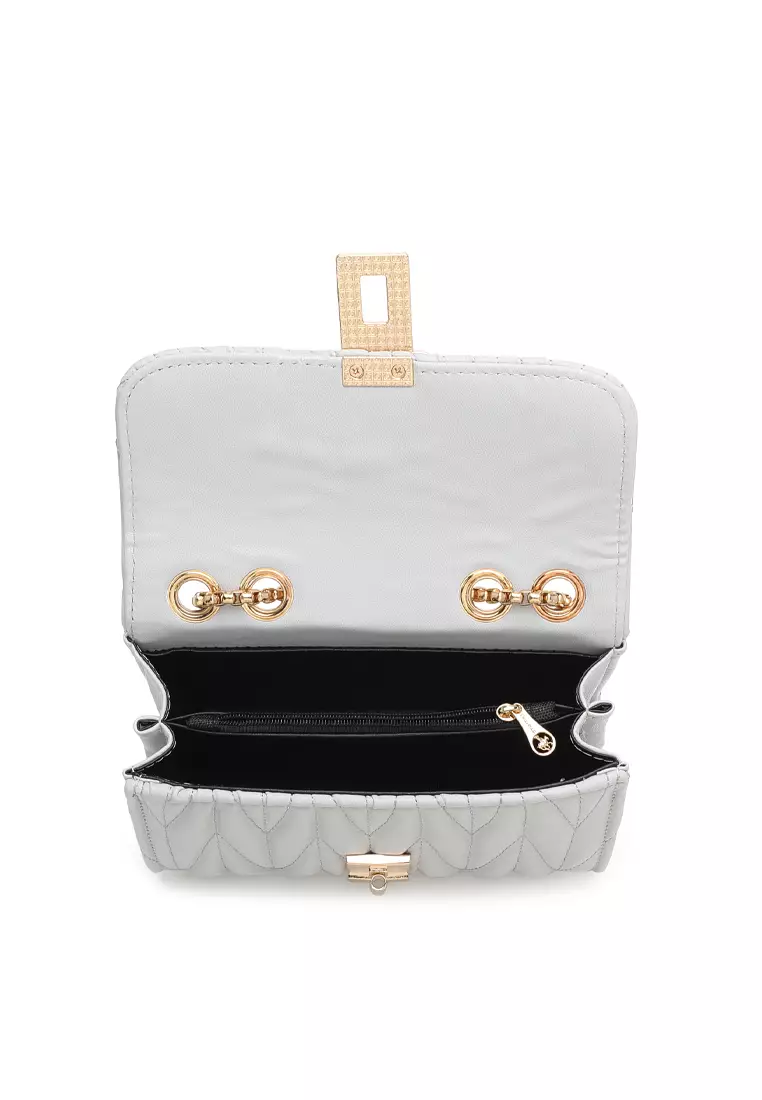 Chain Handbag - Grey