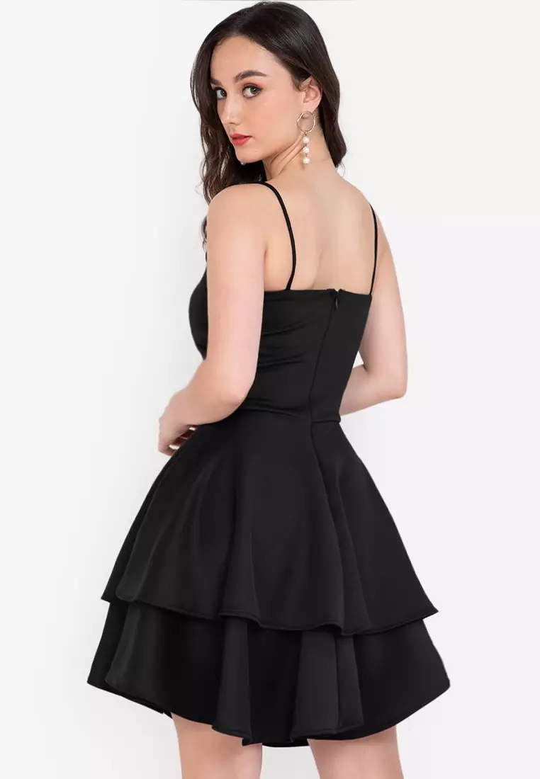 Ethereal Double Layer Skater Dress