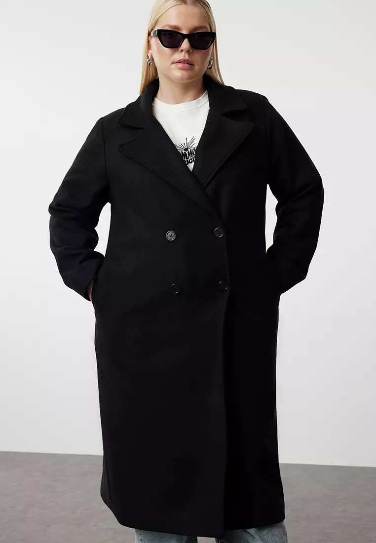 Plus Size Long Coat