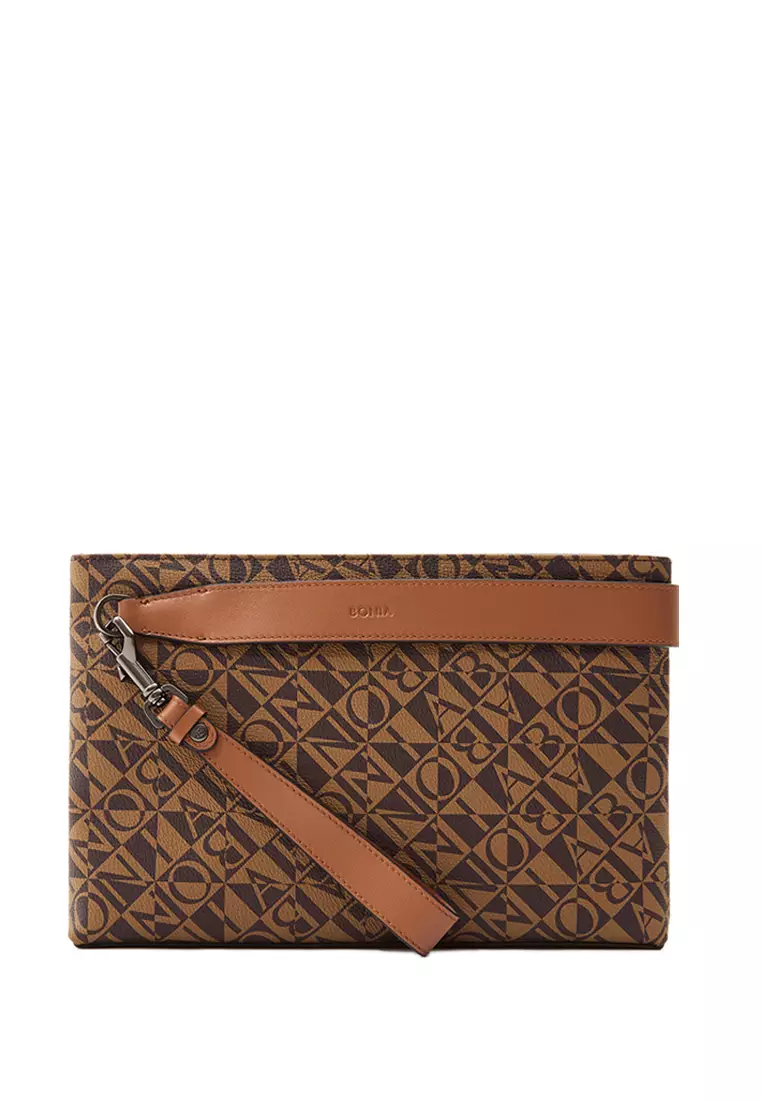 Buy BONIA Bonia Men Diagono Monogram Clutch 2024 Online ZALORA