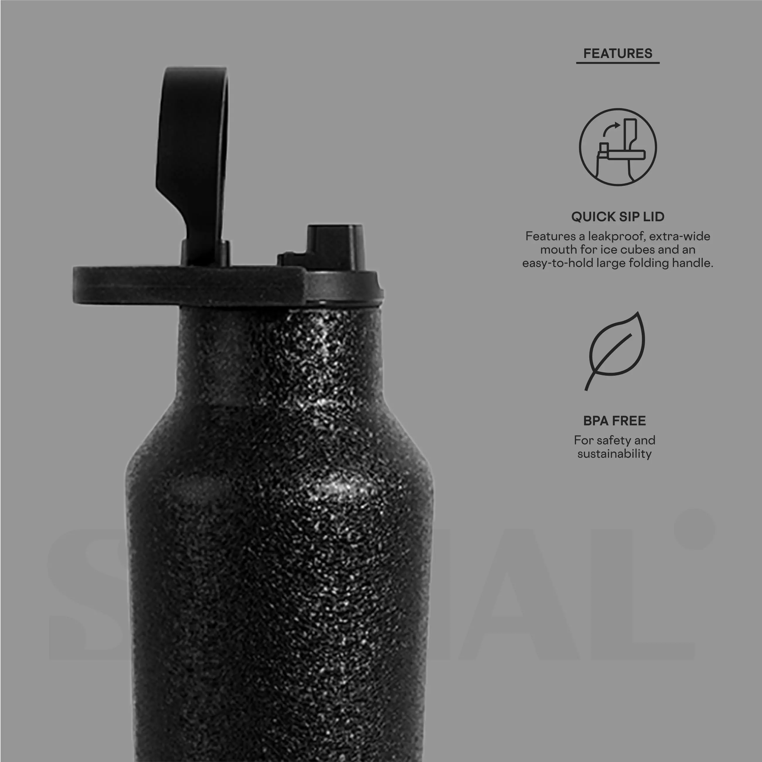 CORKCICLE Sport Canteen 20oz - Lava Rock
