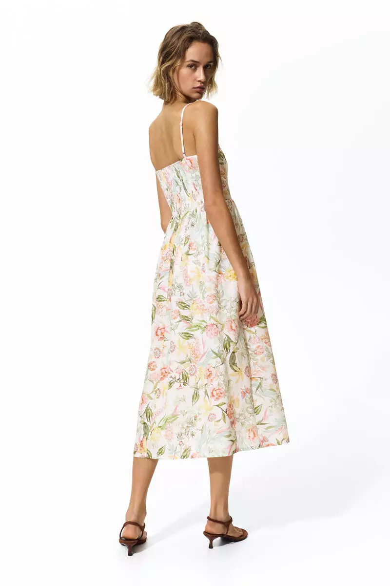 Strappy midi dress