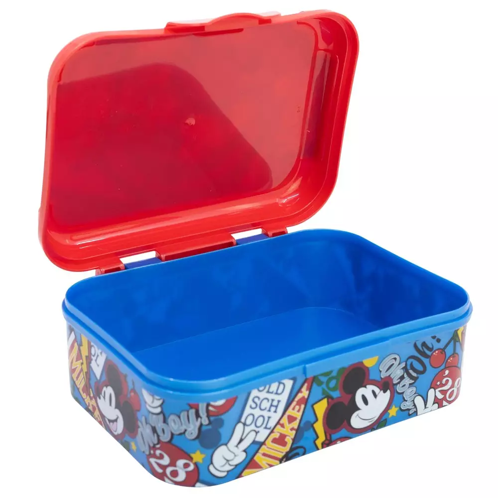 Disney Stor Asker Plastic Lunch Box Mickey - Kotak Bekal Anak Bahan Plastik BPA Free
