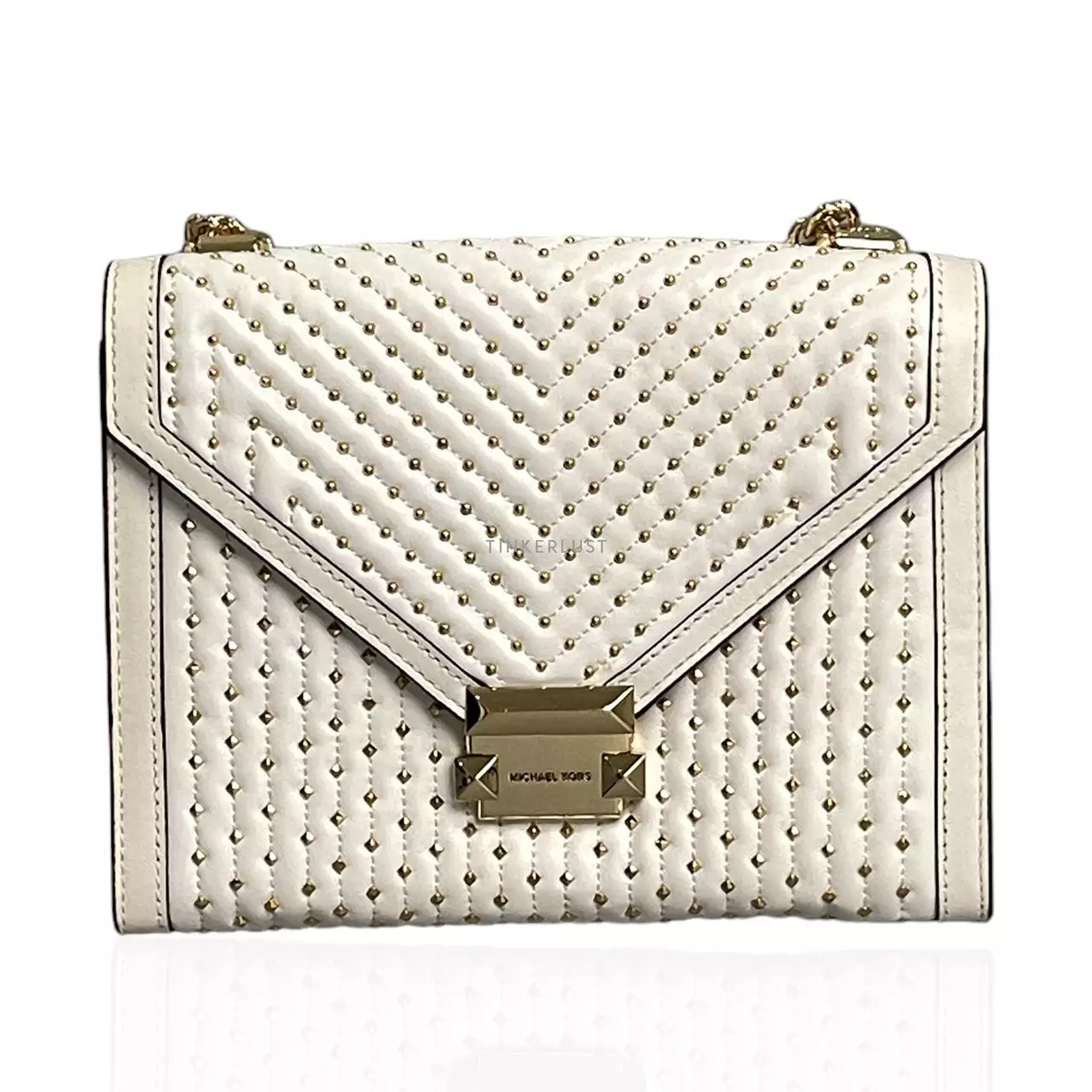 Jual MICHAEL KORS PRELOVED Michael Kors Whitney Studded Leather