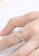 ZITIQUE silver Women's Korean Style Hollowed Heart Open Ring - Silver CB4C2AC40F525FGS_5
