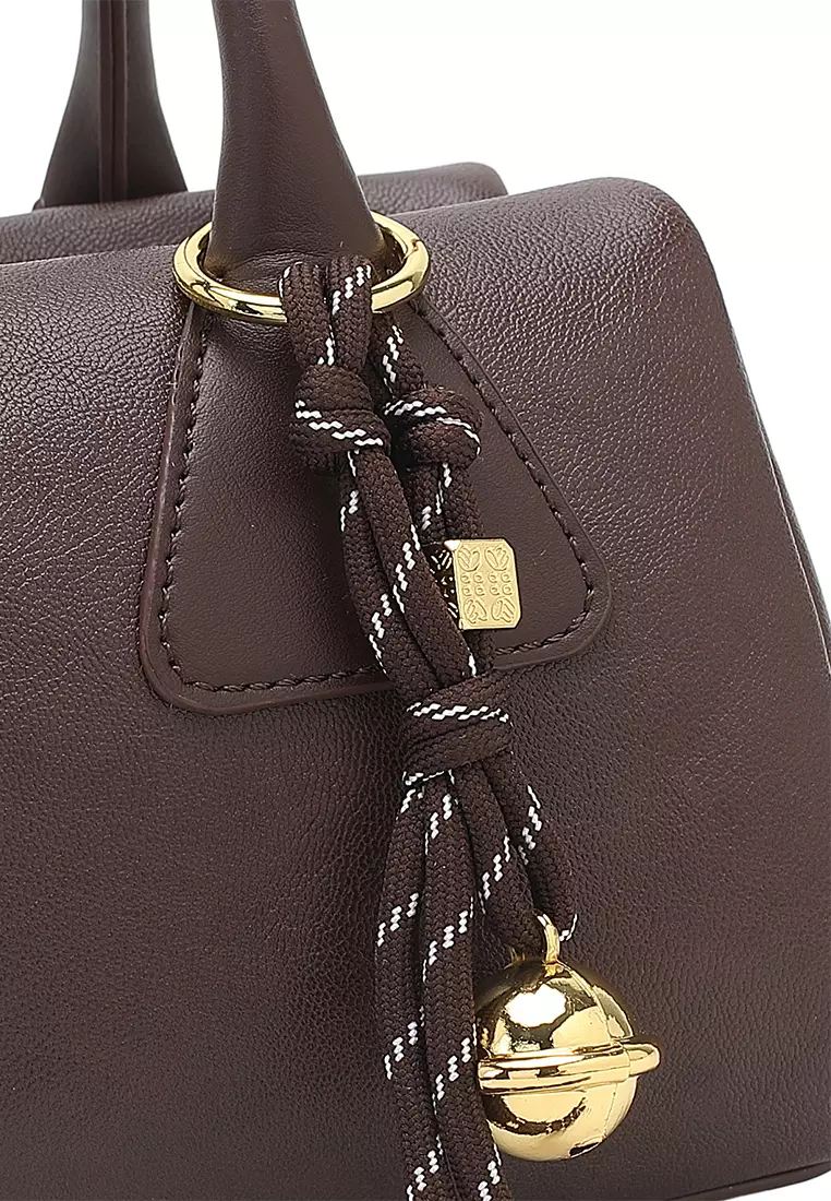 Women's Top Handle Bag / Sling Bag / Crossbody Bag (Tas Selempang / Tas Tangan) - Cokelat