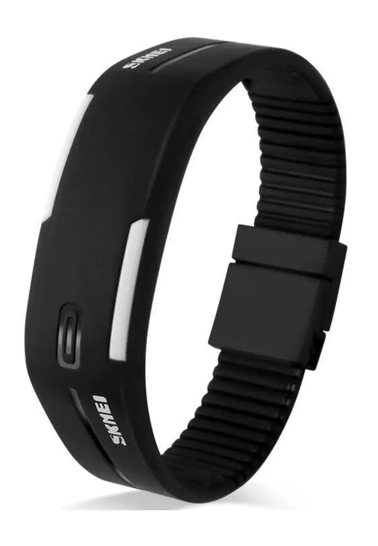 Wristband Jam Gelang Casual LED Strap Tali Material Silicone GT45 ORIGINAL