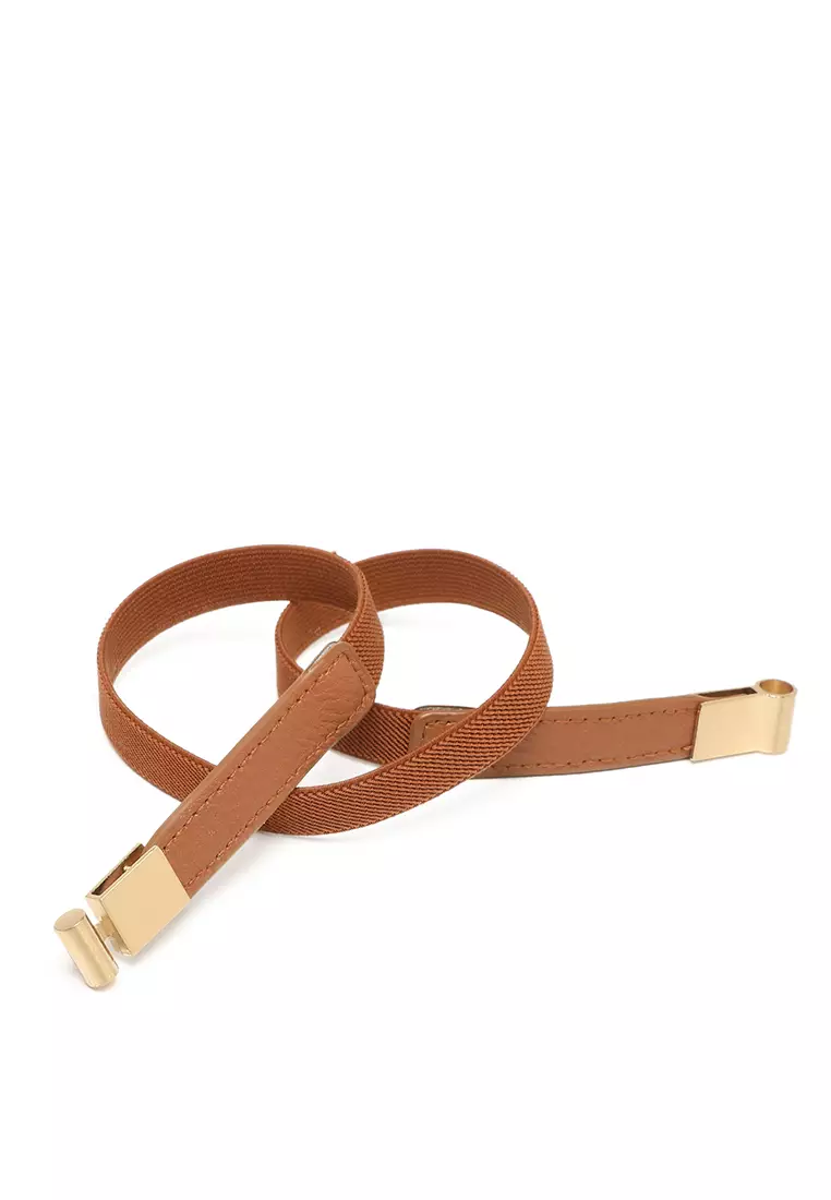 GYKACO JANE Brown - Ikat Pinggang Wanita - Fashion Belt / Sabuk (Import)