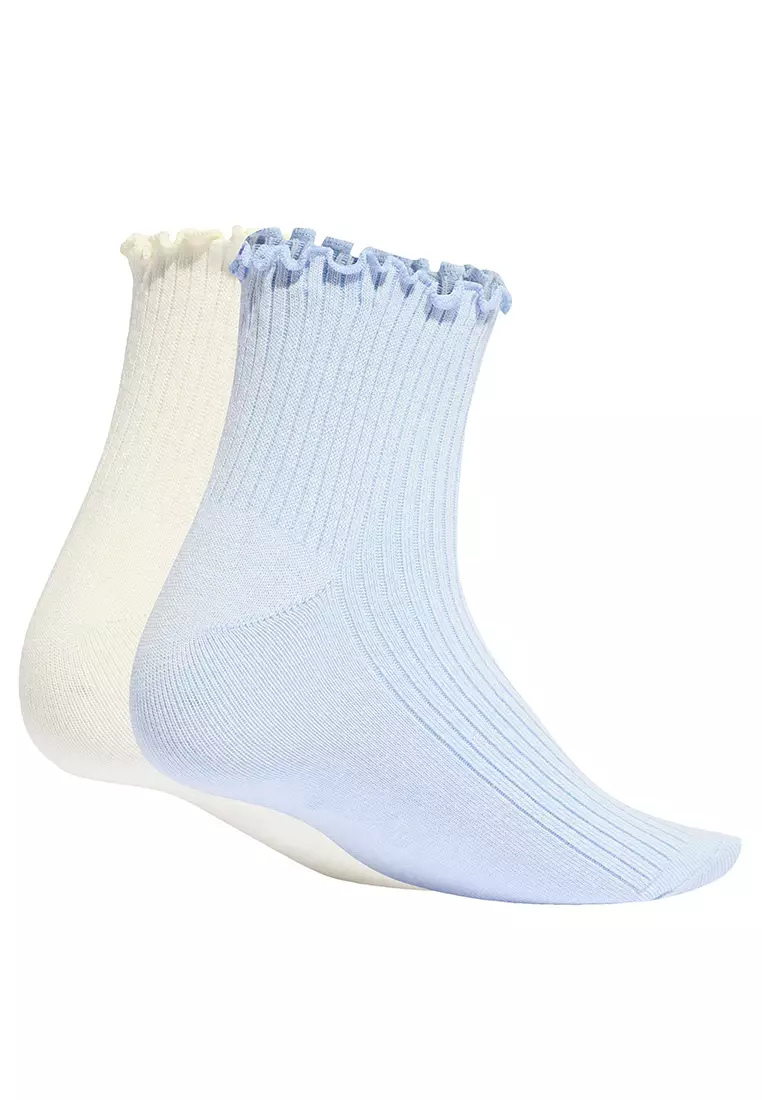 Ruffle Quarter Socks