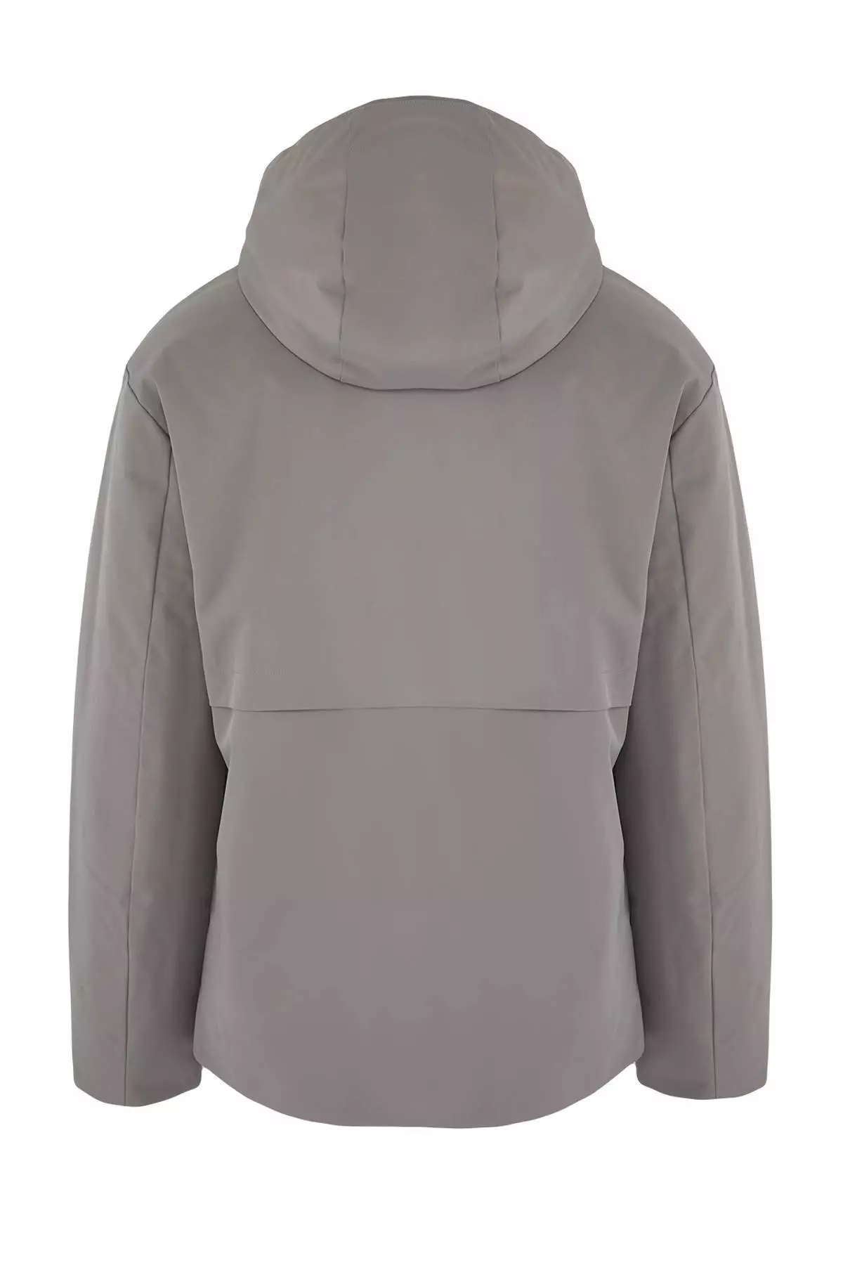 Gray Fitted Winter Thick Parka Men'S Coat Tmnaw26Mo00007