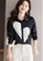 Halo black and white Heart Pattern Shirt 653C5AAE2EE55EGS_5