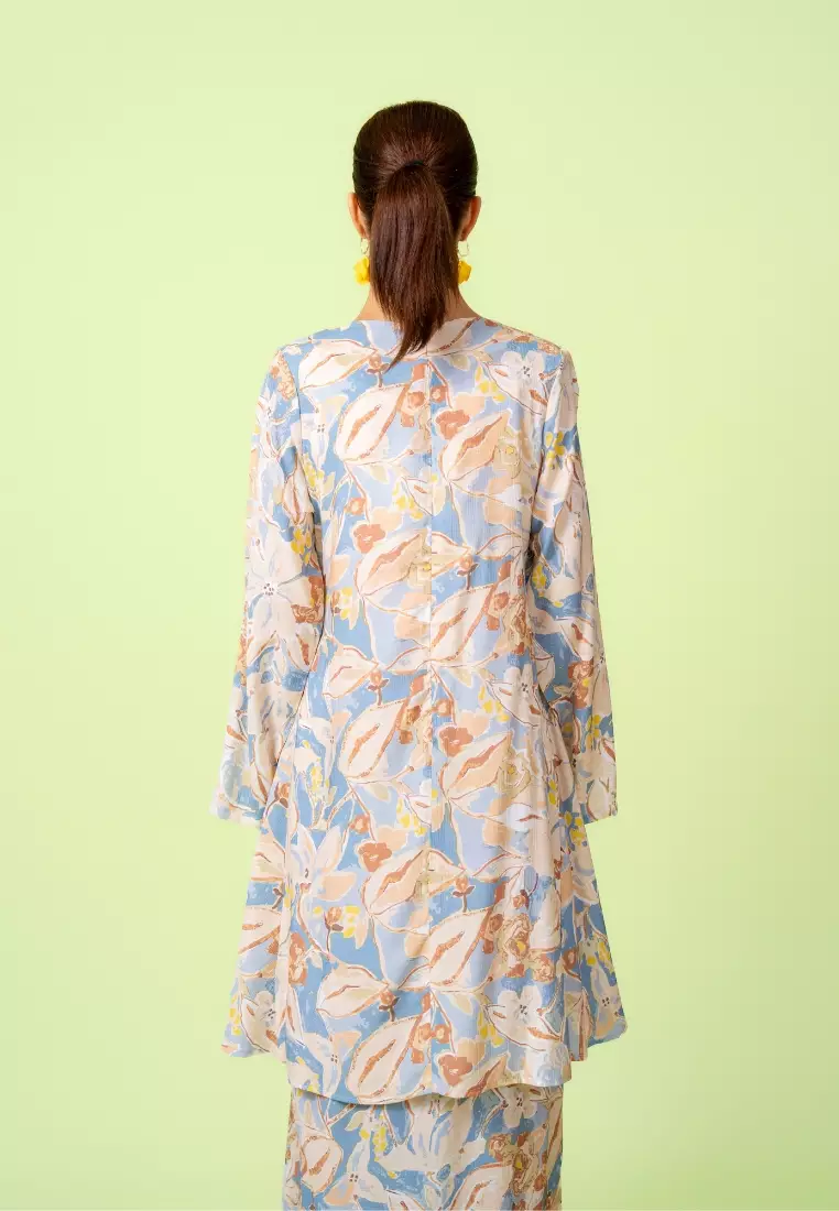 Bayu Somerset Merdu Midi Kurung - Jane Blue