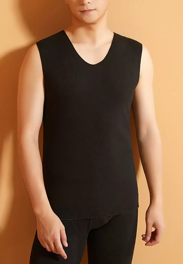Sleeveless Spencer Vest, Brushed Thermal Underwear for Women