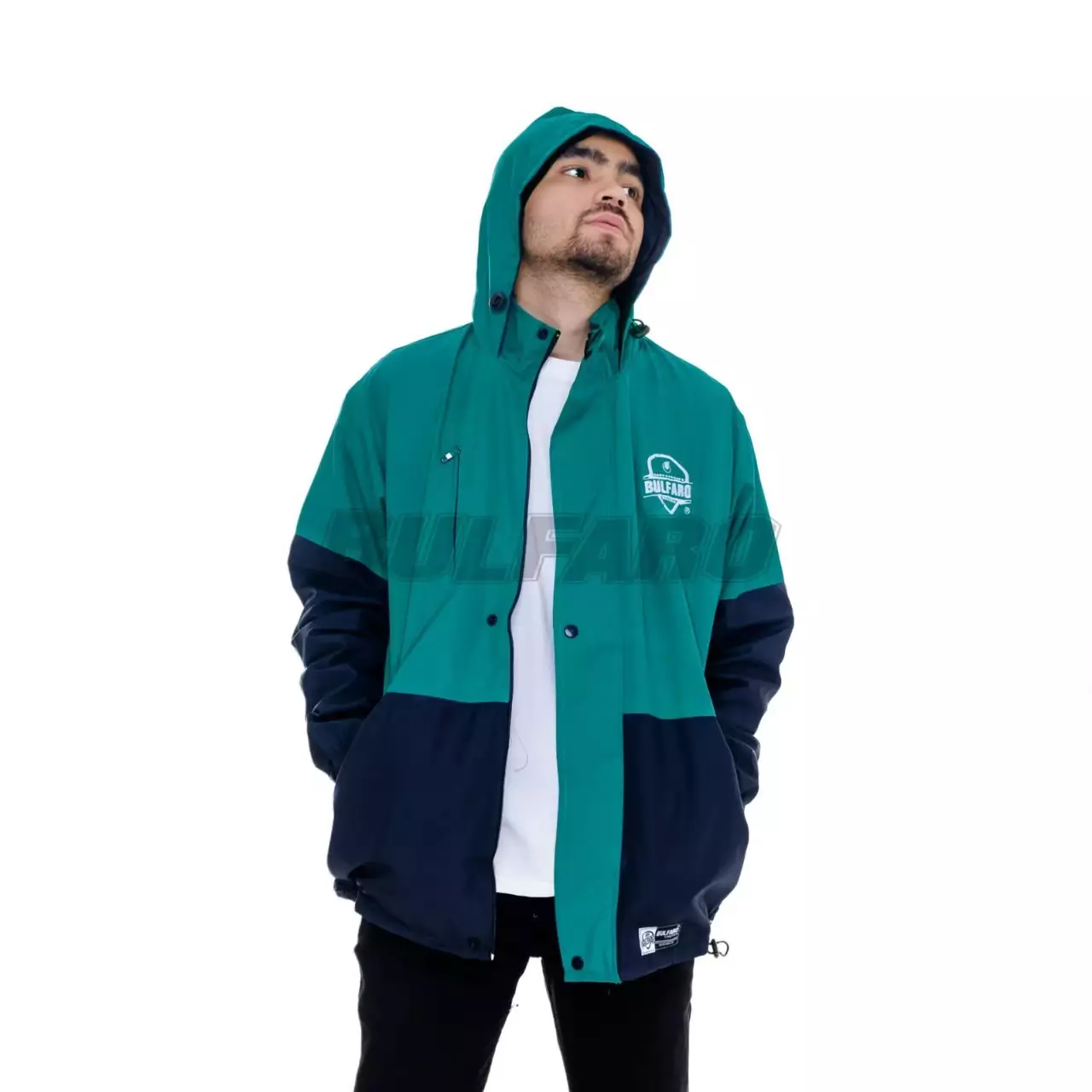 Jaket Taslan Hoodie Outdoor Tosca Navy