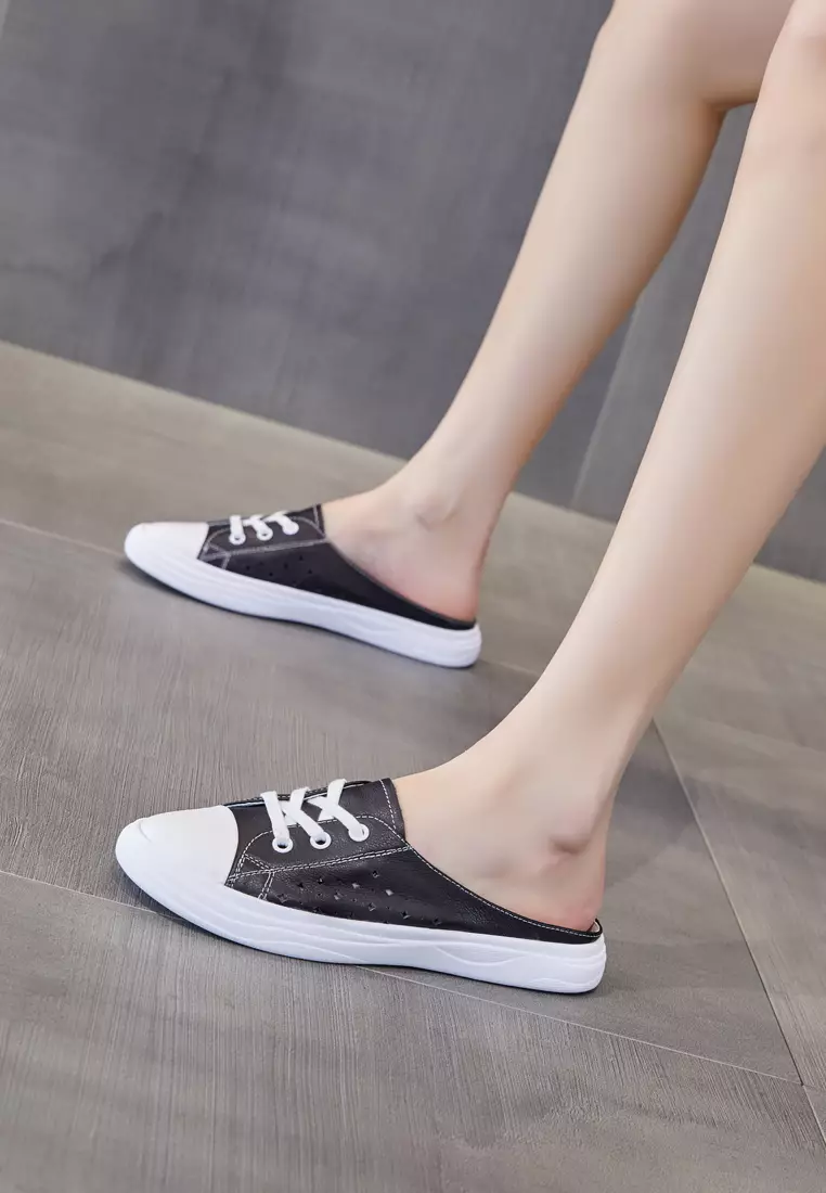Cow Leather Breathable Slip-Ons RX2166