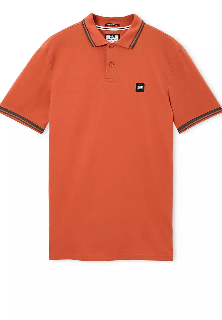 MENS SUNSET/CYCLONE LEVANTO POLO WITH CONTRAST TIPPING
