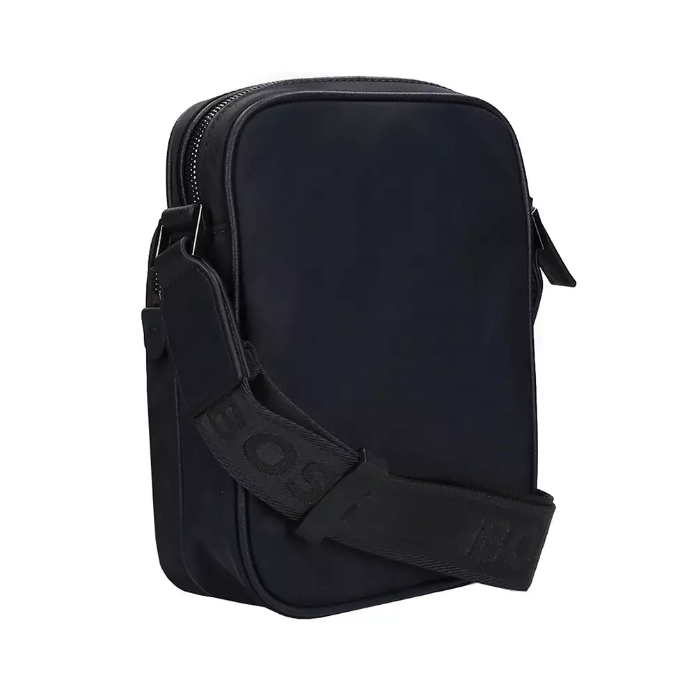 B_Icon_NS Reporter Bag With Double B Monogram Hardware Dark Blue