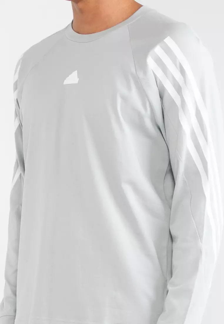 Adidas longsleeve outlet 3 stripes