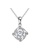 Her Jewellery silver CELÈSTA Moissanite Diamond - Lucien Pendant (925 Silver with 18K White Gold Plating) by Her Jewellery 53835AC5111329GS_1
