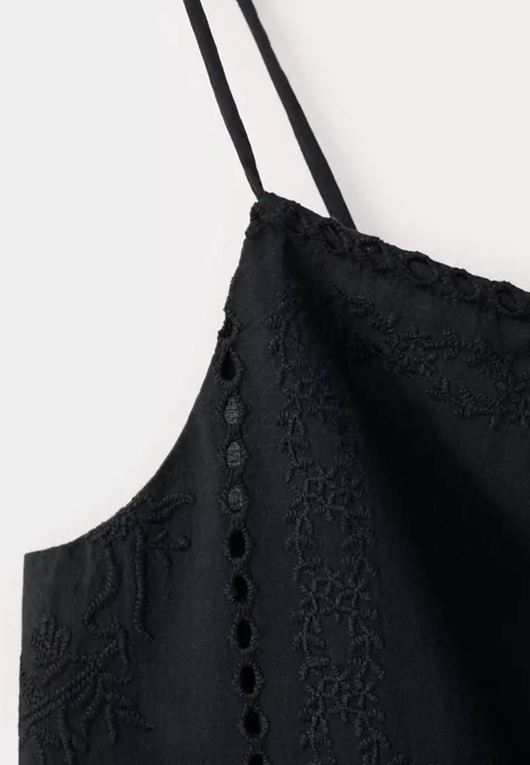 Embroidered Cotton Top