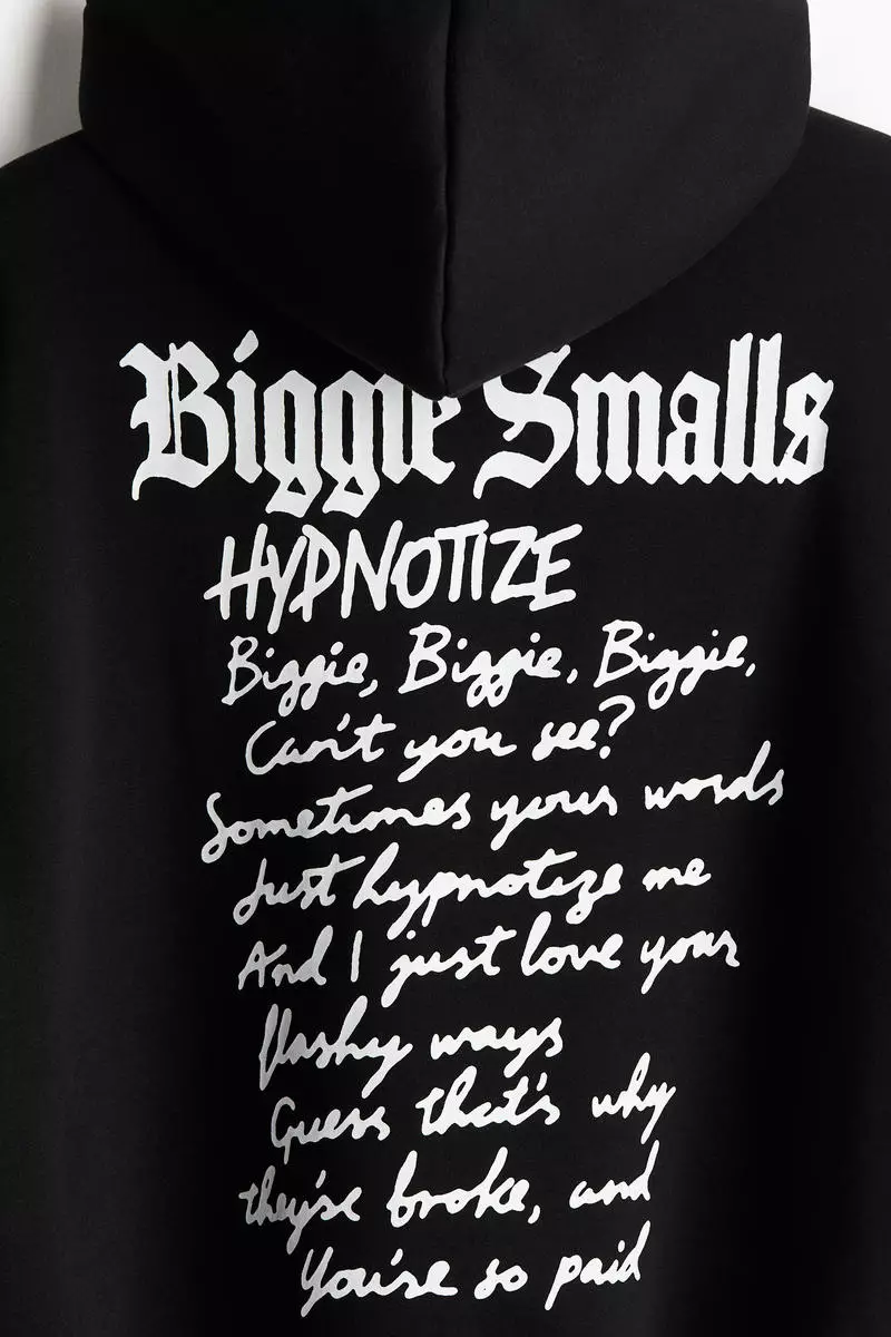 Oversized Fit Printed hoodie