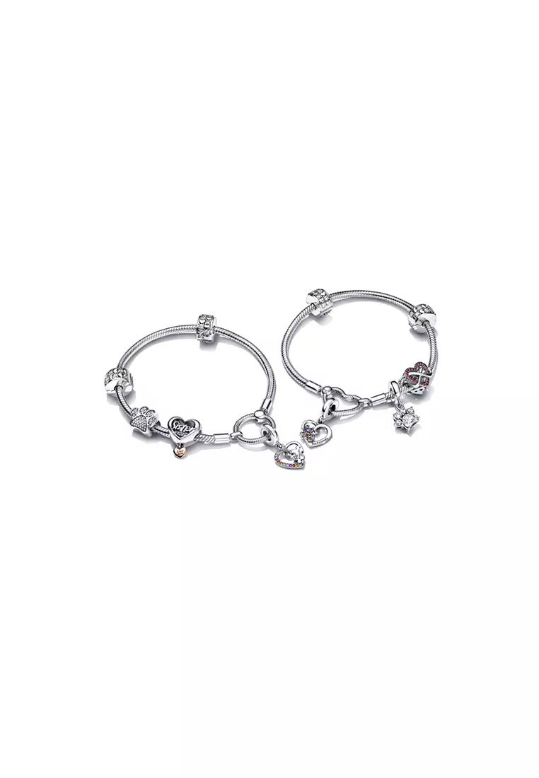 Pandora rose gold sister charm top
