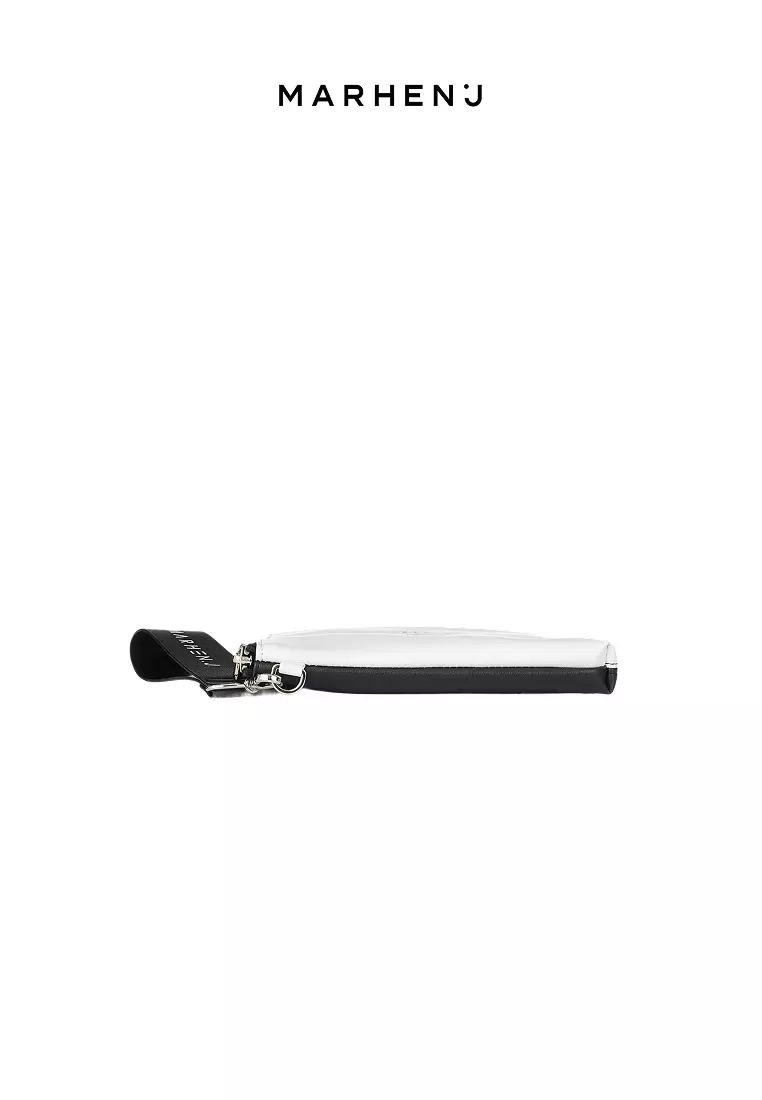 JACKY Vegan Leather White Black