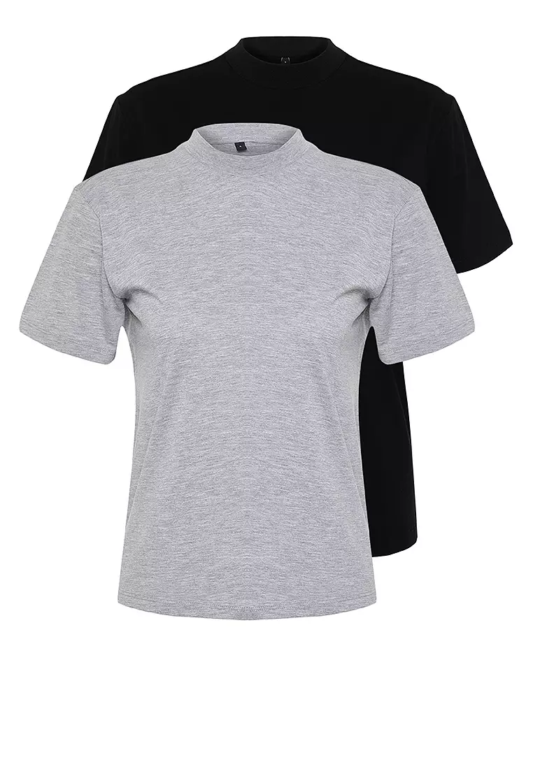 Pack of 2 High Neck T-Shirt