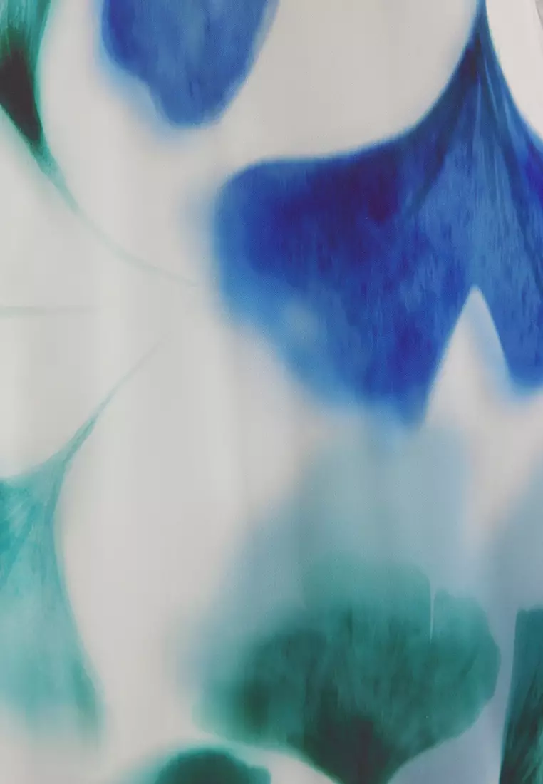 Light Blue Plain A Cut Maxi Woven Dress TWOSS23EL02238