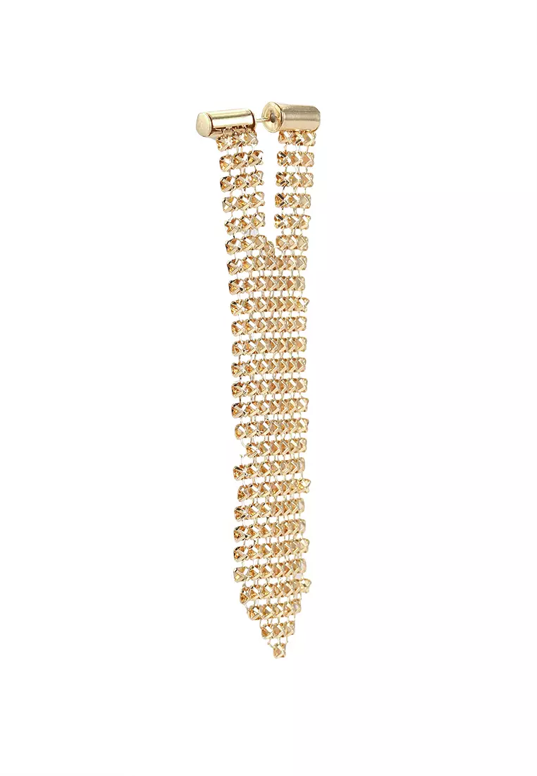 Gold 2024 mesh earrings